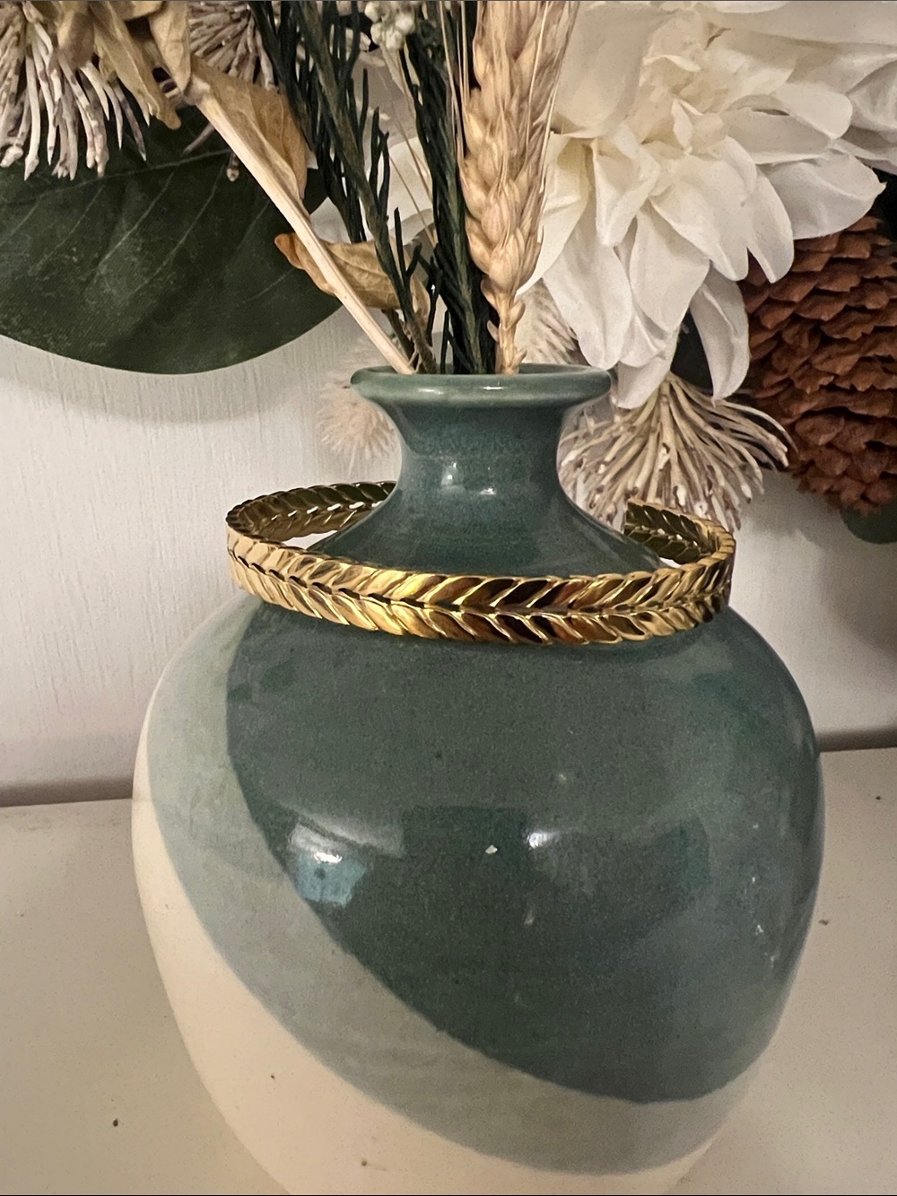Plunder Gold Braided cuff Bracelet